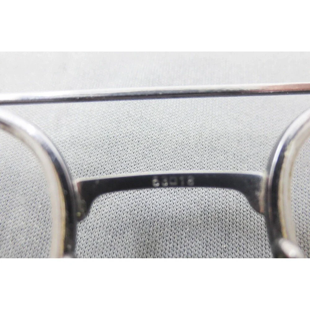 Charmant CH8145 GR Pure Titanium Aviator Eyeglass Frames Gunmetal Silver